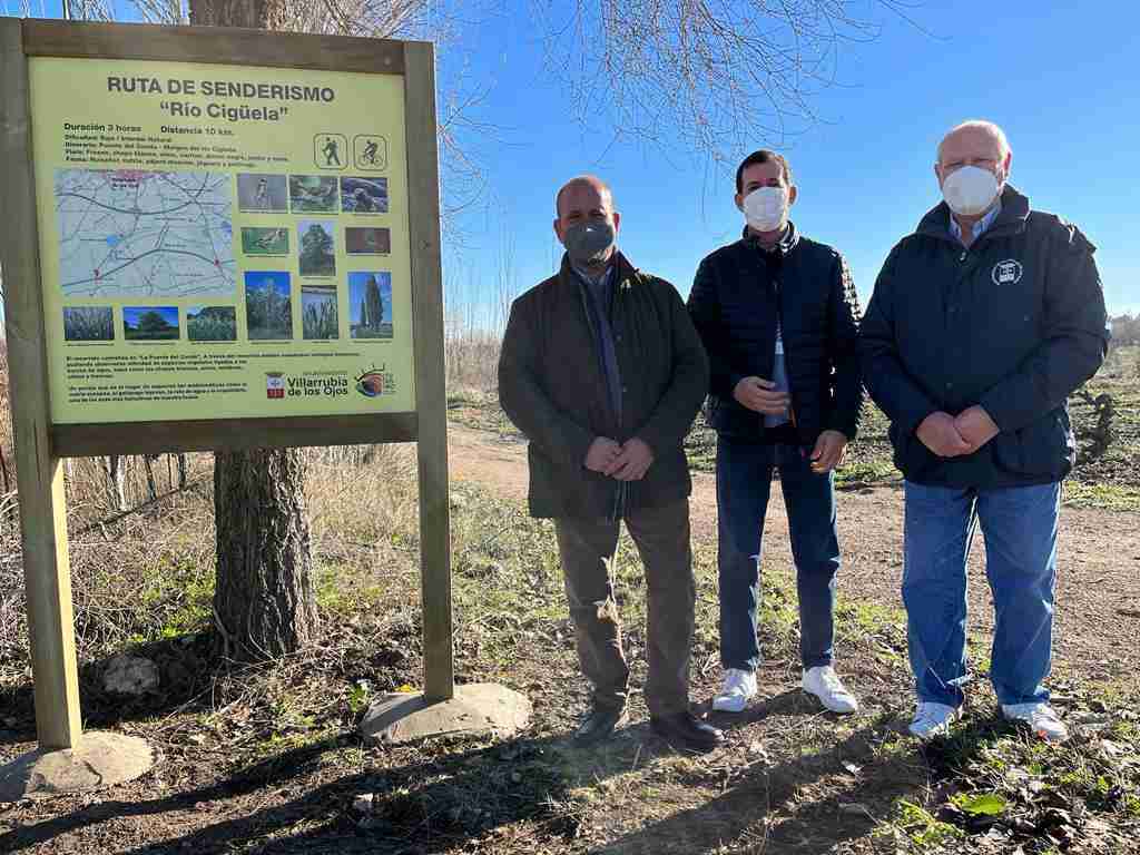 El Ayuntamiento de Villarrubia de los Ojos empezó la señalización de 4 rutas de senderismo y mountain bike 2