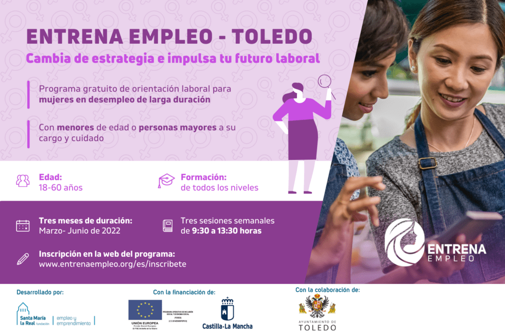 Toledo contará desde marzo con “Entrena Empleo”, un programa que ayuda a mujeres en desempleo de larga duración a reactivar la búsqueda laboral 2