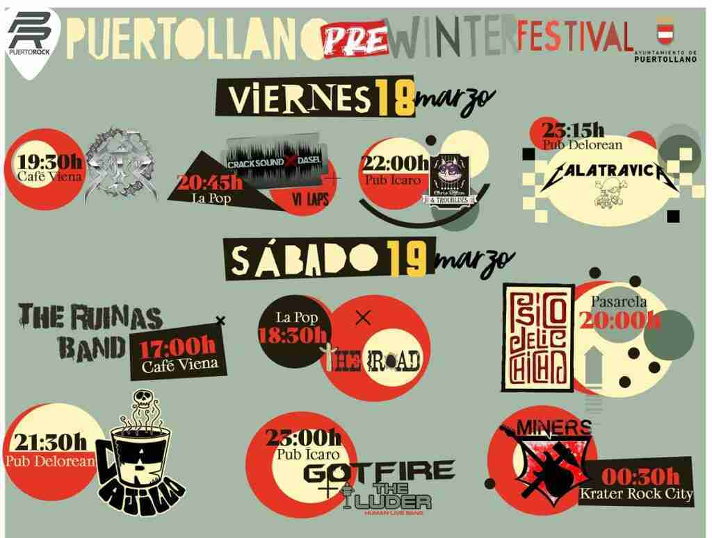 Prewinter Festival en Puertollano los días 18 y 19 de marzo