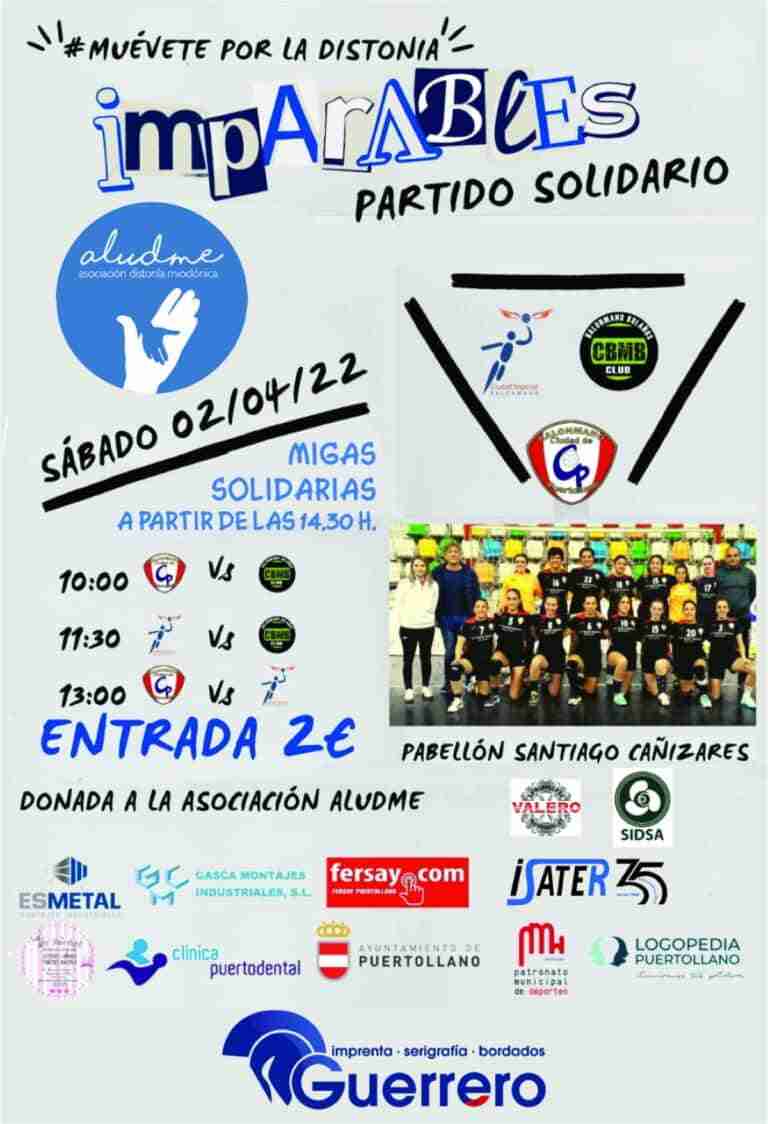 torneo solidario distonia balonmano puertollano