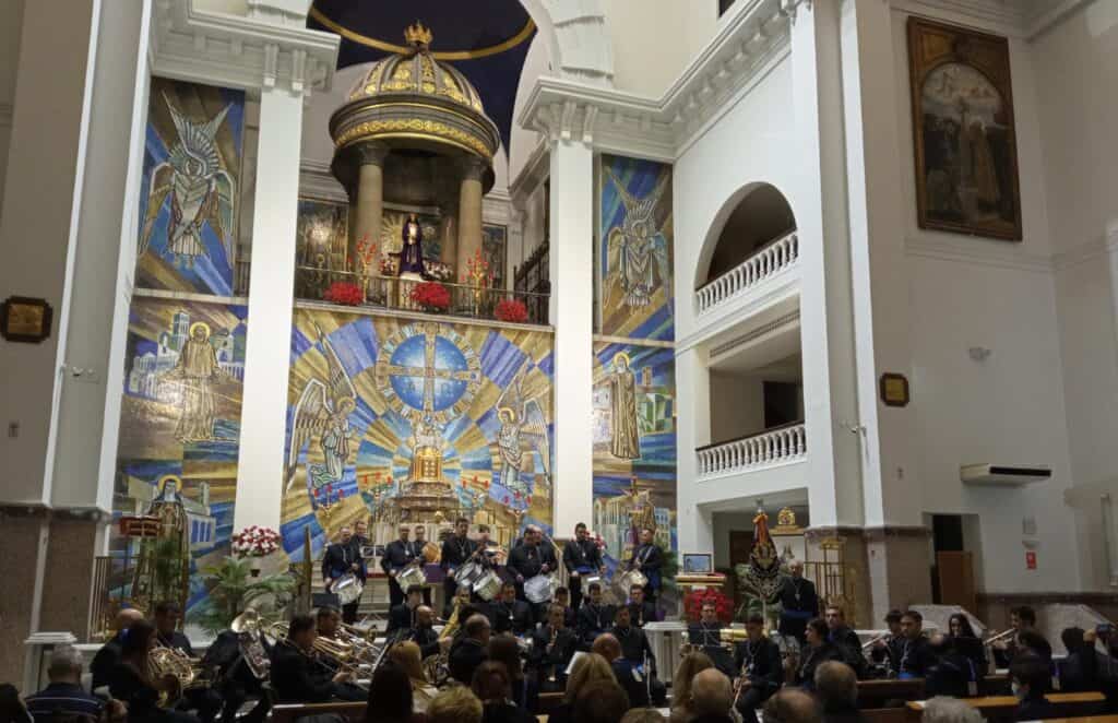 La Agrupación Musical “Virgen de las Angustias” ofrece un concierto en la Basílica de Medinaceli en Madrid 2