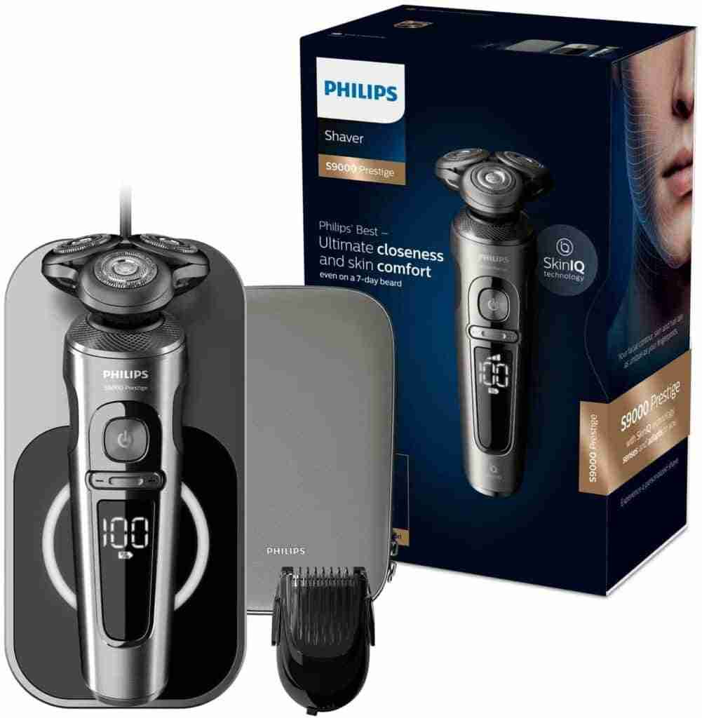 Comprar Philips Shaver Series 3000, afeitadora metálica de acero, afeitado  en seco/mojado, pelo facial, recargable, resistente al agua, maquinilla de  afeitar eléctrica inalámbrica para hombres