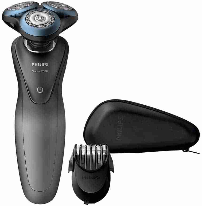 Comprar Philips Shaver Series 3000, afeitadora metálica de acero, afeitado  en seco/mojado, pelo facial, recargable, resistente al agua, maquinilla de  afeitar eléctrica inalámbrica para hombres