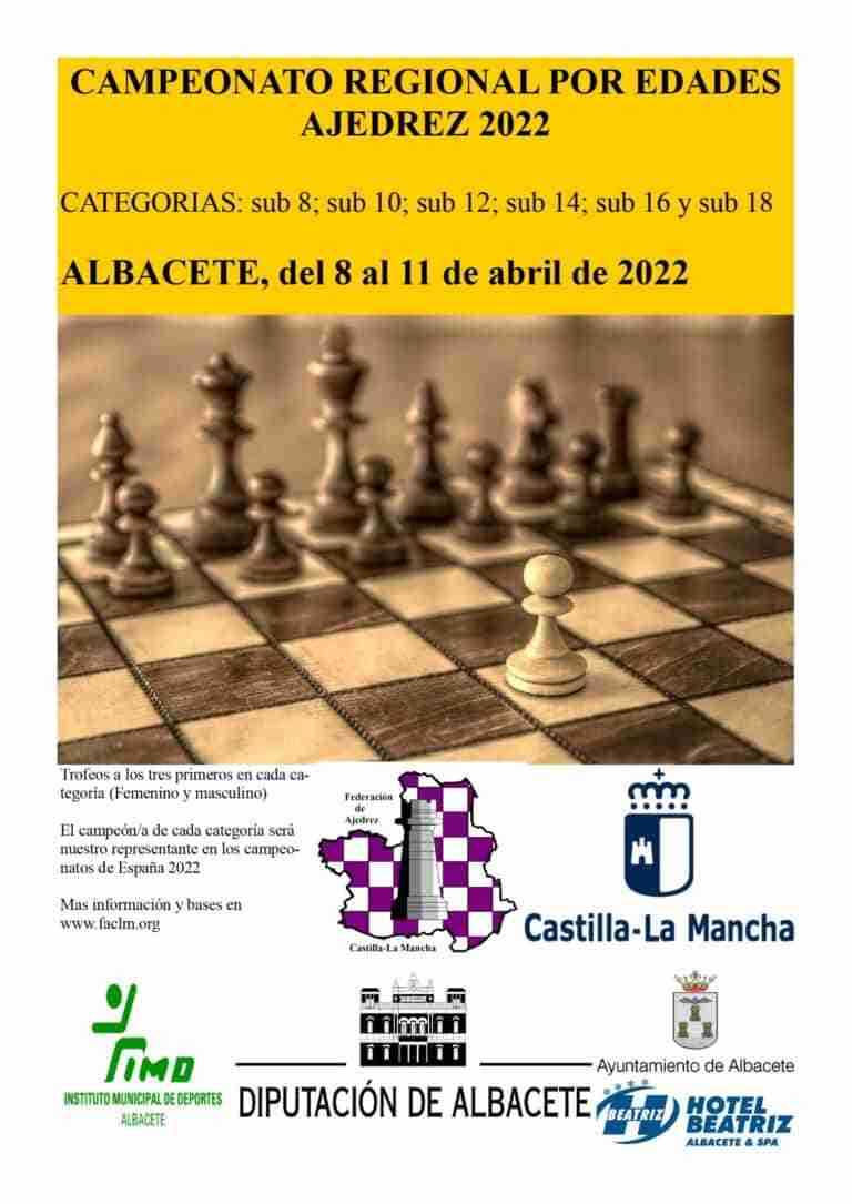 campeonato ajedrez edades regional albacete