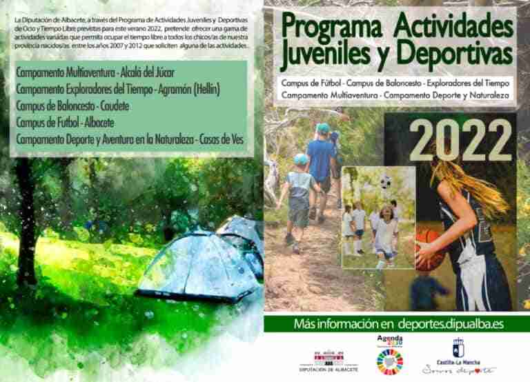 programa actividades juveniles deportivas diputacion albacete