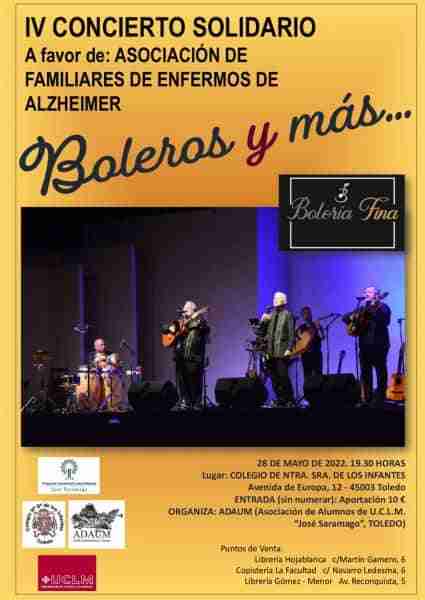 Toledo anima a participar en el concierto solidario del 28 de mayo a favor de los enfermos de Alzheimer 1