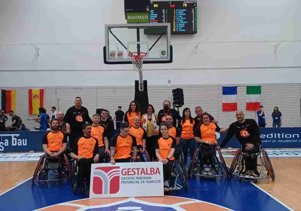 Fecilitación regional al AMIAB Albacete por su primera victoria en la fase final de la Copa de Europa de baloncesto en silla de ruedas 6