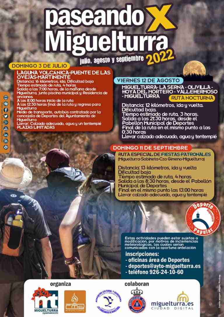 inscripciones rutas senderistas paseando por miguelturra