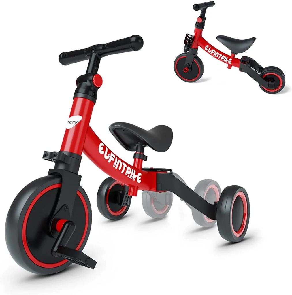 Bicicleta de equilibrio para bebés bicicleta para niños pequeños 10-36  meses, triciclo para bebés de juguete de equitación de 1 año, bicicleta de  bebé primero sin pedales, regalo de cumpleaños para niña