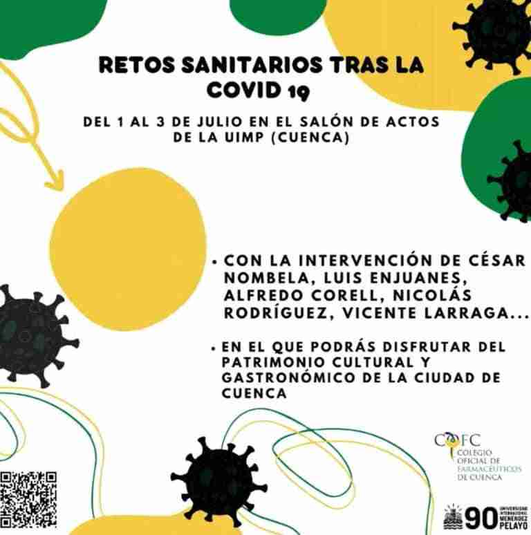 Pedro Mombiedro consigue reunir en la UIMP Cuenca a ponentes científicos de primer nivel para hablar de retos post COVID