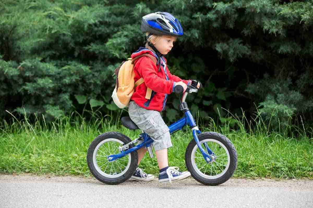 Bicicleta de equilibrio para niños pequeños – Lindo juguete para bebés de  12 a 24 meses – Andador sin pedal con 4 ruedas – Regalo de primer  cumpleaños