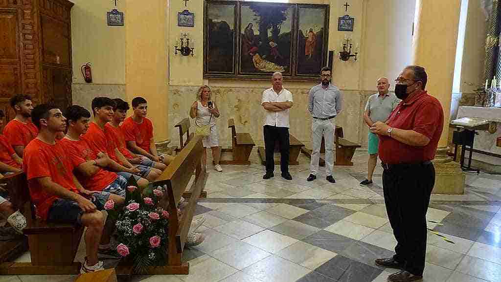 Recibimiento al equipo juvenil de fútbol de Quintanar en el Ayuntamiento por su ascenso 3