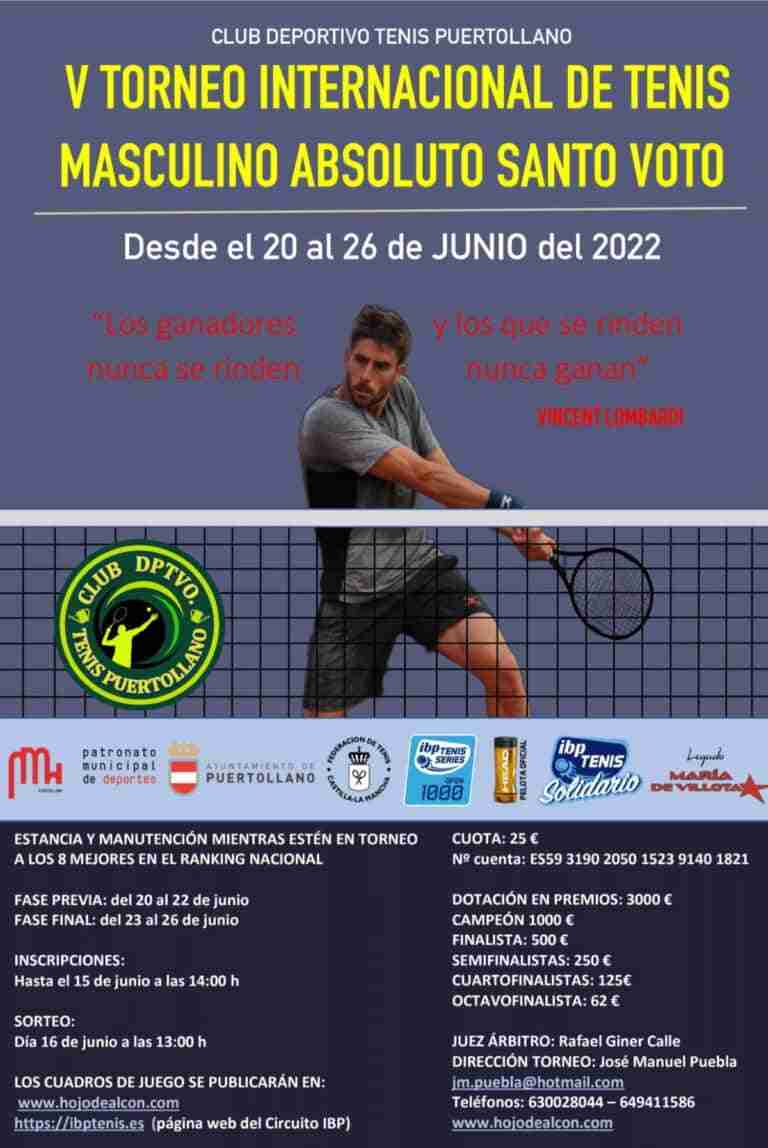 torneo de tenis masculino absoluto puertollano