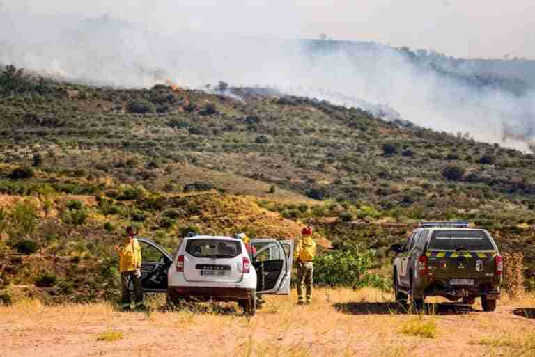 Controlado el incendio de Chiloeches (Guadalajara)