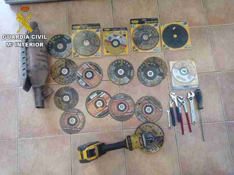 Detenidas cuatro personas por 14 delitos de hurto de catalizadores en la provincia de Toledo