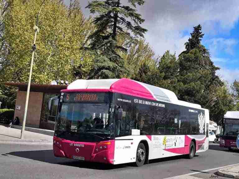 El transporte urbano por autobús aumentó en Castilla-La Mancha un 29,2% en mayo