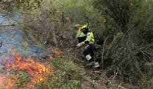 Extinguido el incendio originado el lunes en Almadén