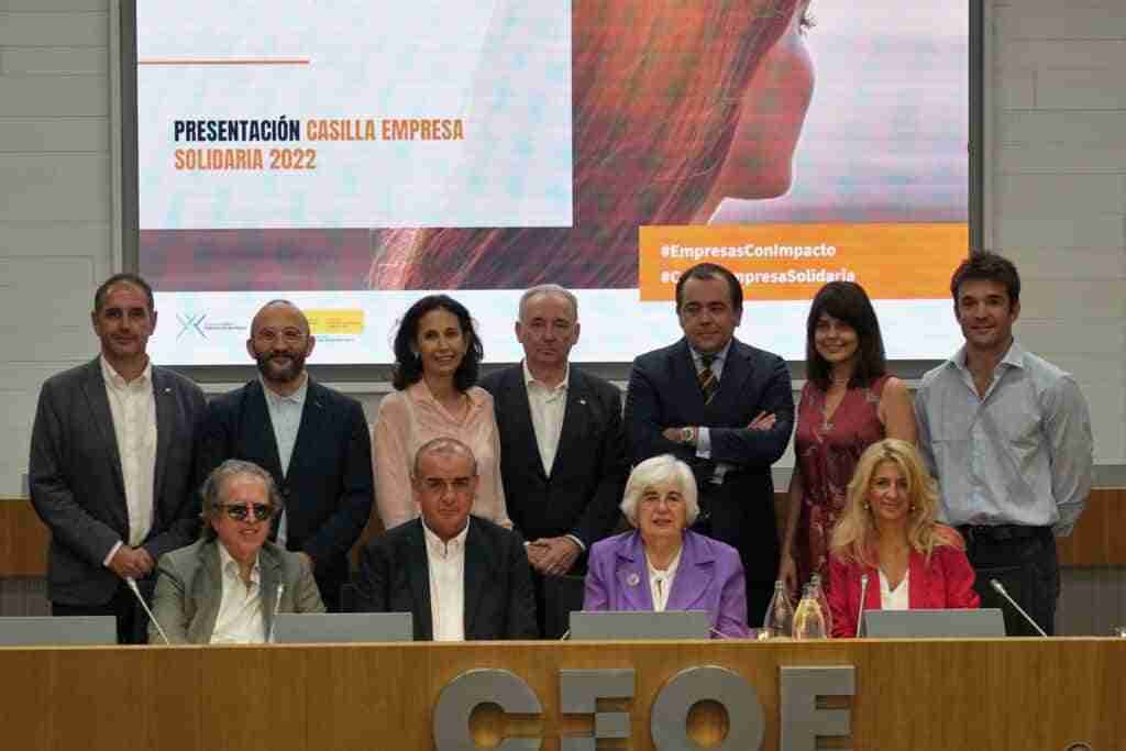 La Plataforma del Tercer Sector incentiva alianzas con el ámbito empresarial a través de la Casilla Empresa Solidaria 8