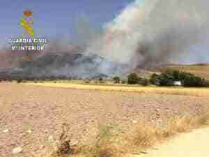 Investigado un varón como responsable del incendio ocurrido el 5 de julio en Driebes que quemó 300 hectáreas