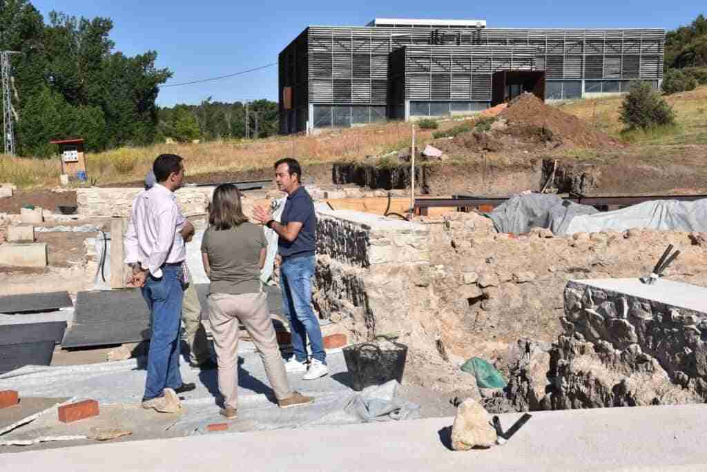 Las obras del balneum de Noheda que son financiadas por la Diputación de Cuenca alcanzan casi la mitad de la ejecución