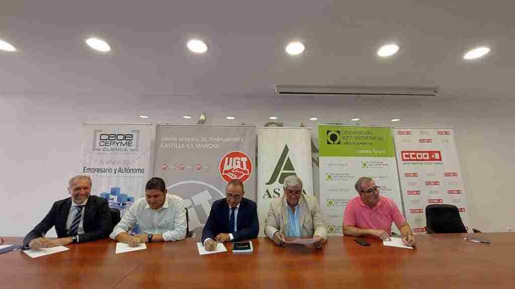Los 4.000 trabajadores de la industria agroalimentaria de Cuenca cobrarán 15.800 euros anuales como mínimo
