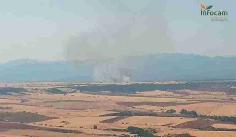 Más de 500 personas y 200 medios de C-LM participan en la extinción de incendios en otras CCAA