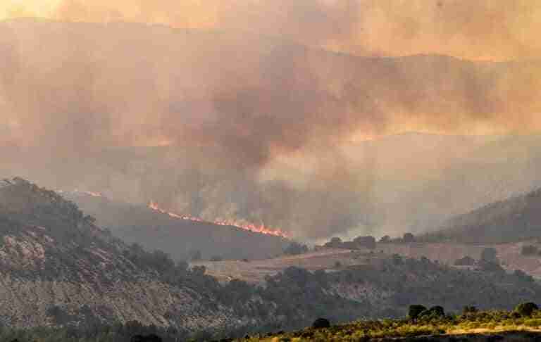 Seprona apunta a un 90% de posibilidades de que el fuego de Valdepeñas de la Sierra haya sido intencionado