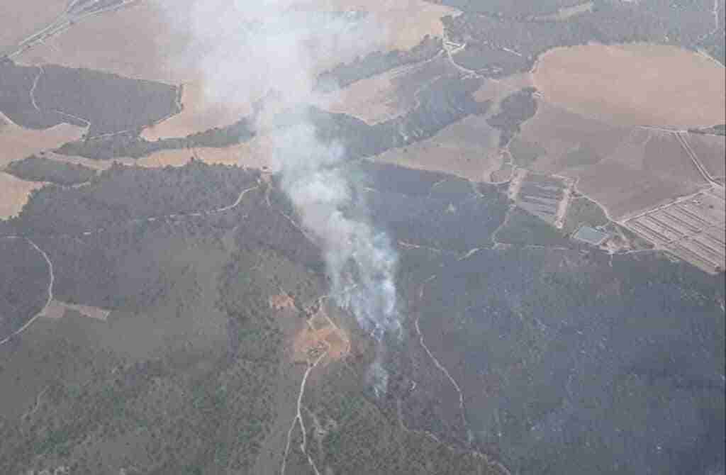 Controlado el fuego declarado en la madrugada de este sábado en Hellín