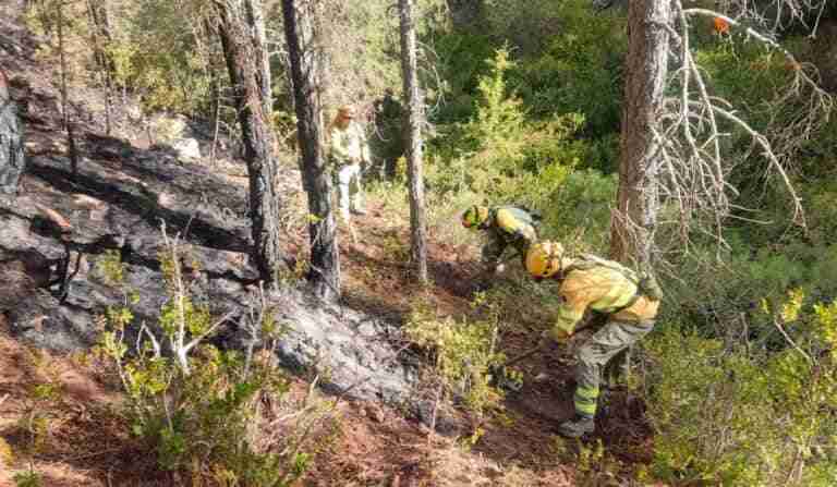 Extinguido el fuego originado el pasado miércoles en la localidad conquense de Cañamares