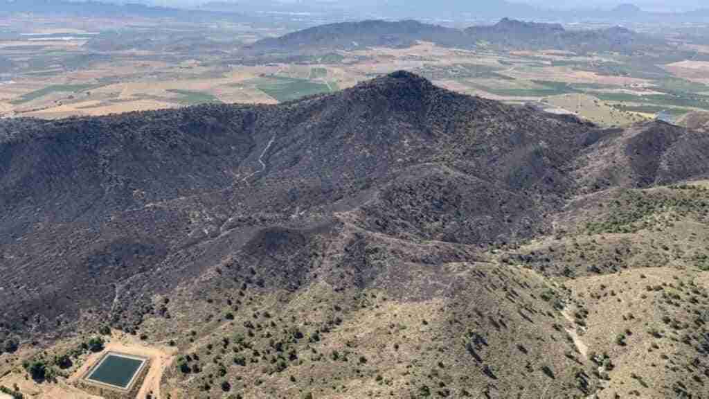 Extinguido el incendio forestal de Jumilla tras calcinar 400 hectáreas, 220 en Albacete