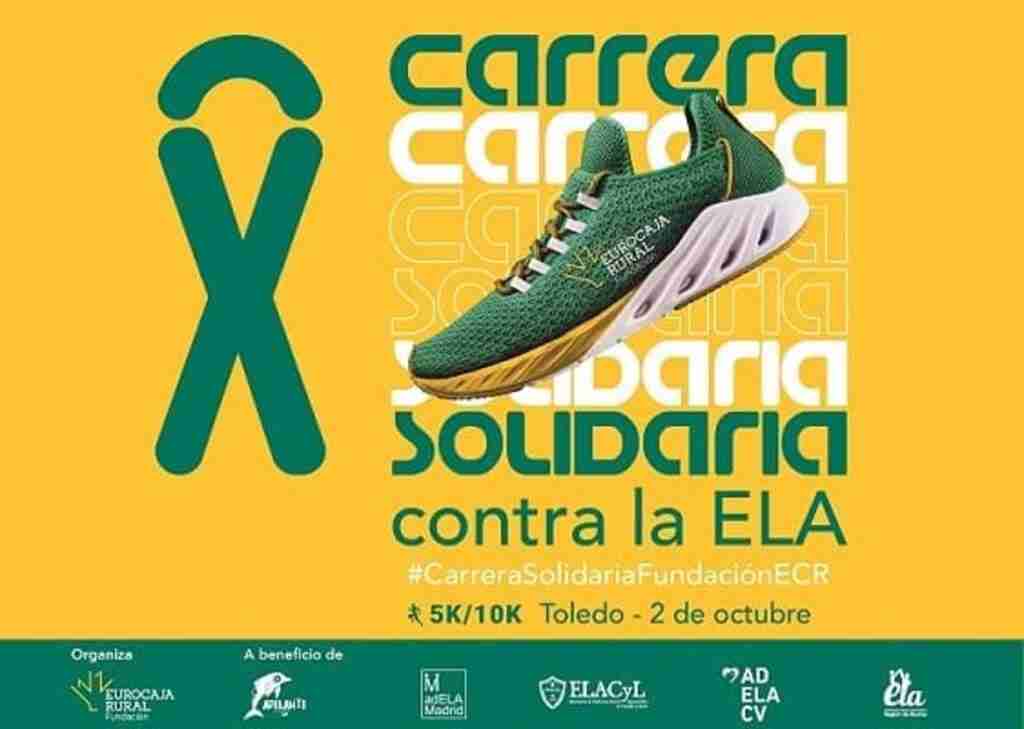 La Carrera Solidaria de Eurocaja inundará Toledo el 2 de octubre para luchar contra la ELA en su décimo aniversario