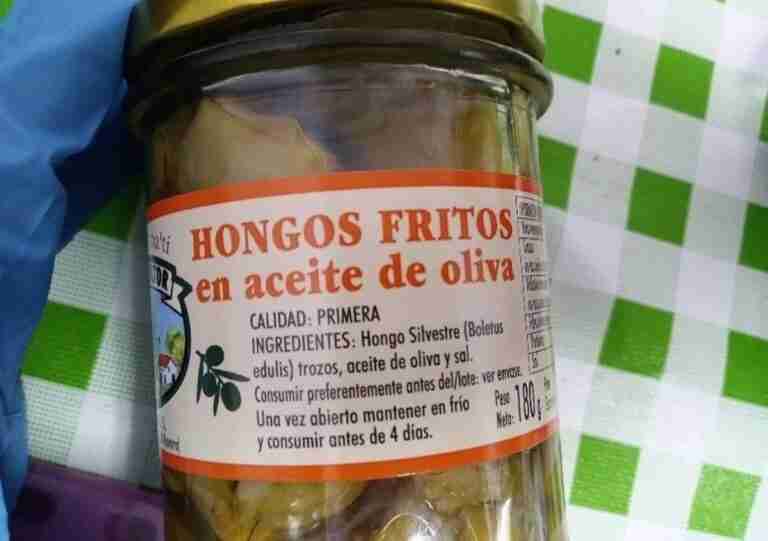 Los hongos fritos en aceite de oliva con toxina estafilocócica se distribuyeron en Castilla-La Mancha y otras seis CCAA