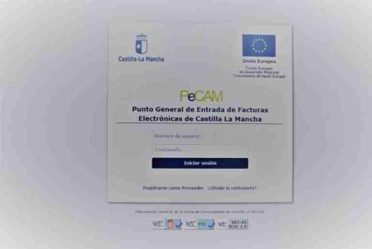 Los proveedores de la Administración de C-LM eligen la vía electrónica para presentar el 97,2% de las facturas