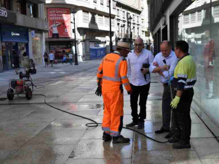 alcalde visita obras calle ancha albacete