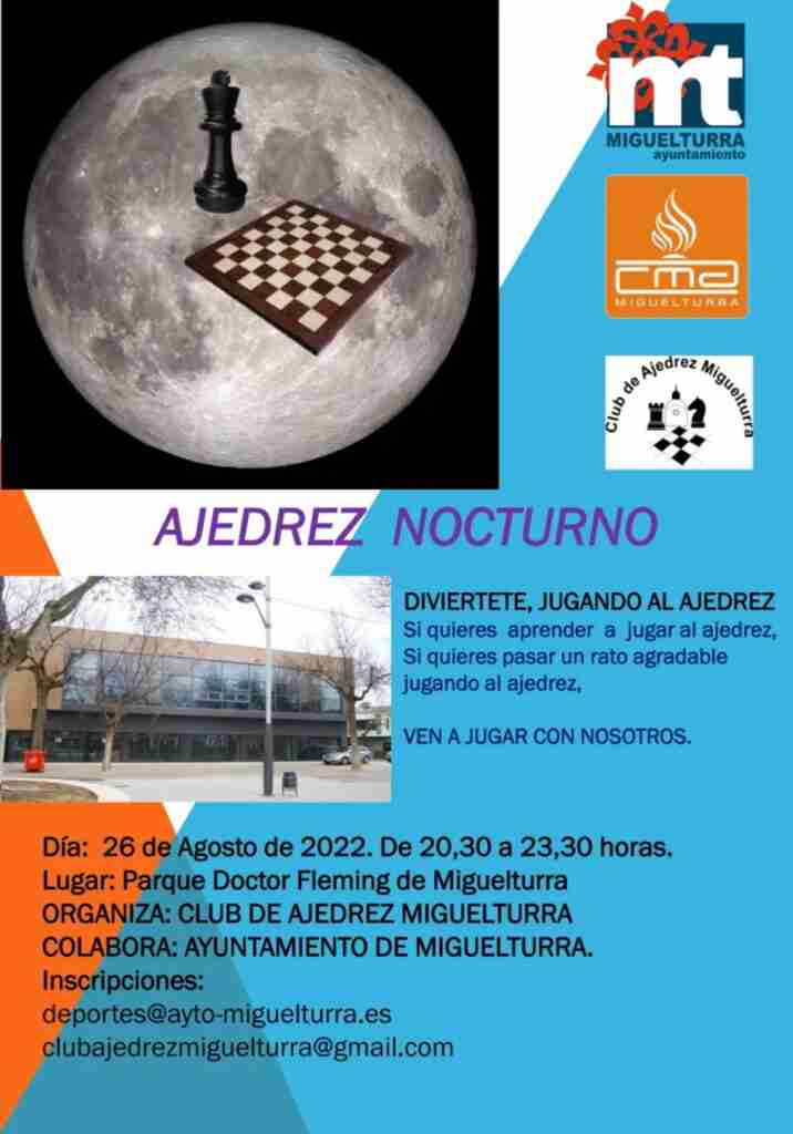 jornada especial gratuita nocturna ajedrez miguelturra