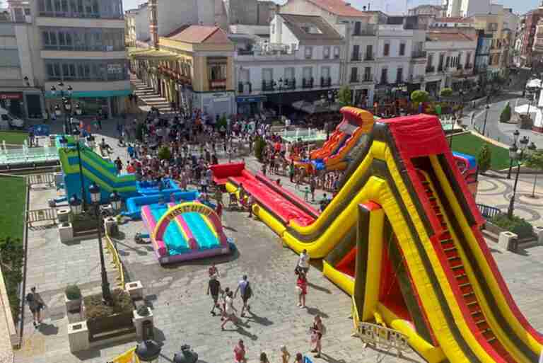 montaje acuatico feria fiestas tomelloso