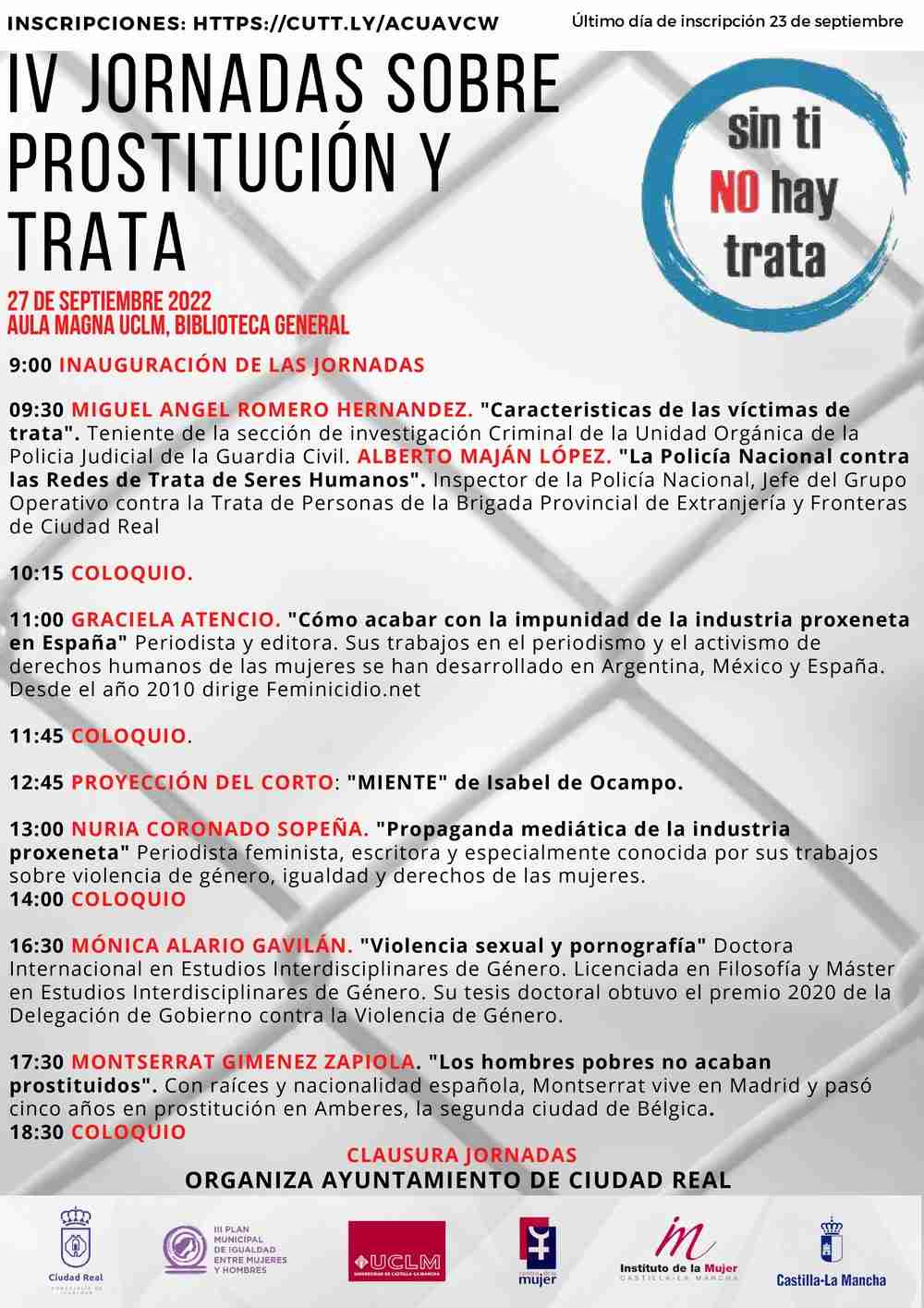 IV Jornadas sobre prostitución y trata