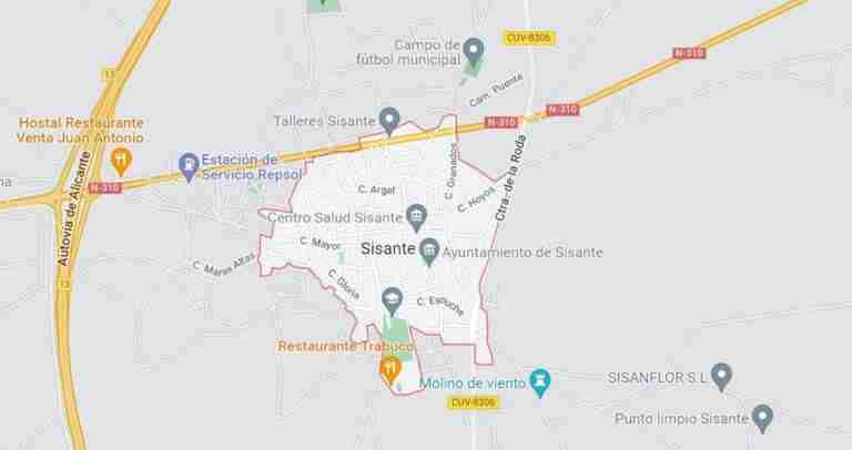 Cuatro heridos tras la colisión entre un turismo y un camión en Sisante (Cuenca)