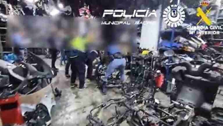 Dieciséis detenidos en una operación contra una banda que robaba y desguazaba vehículos
