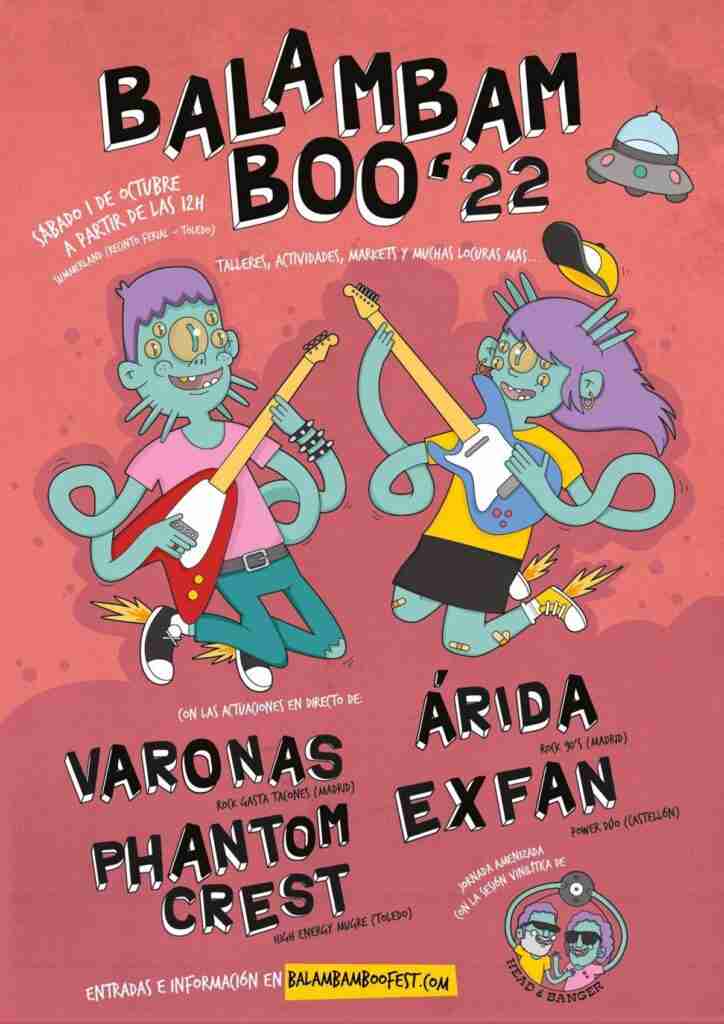 El Balambam Boo Fest regresa a Toledo el 1 de octubre "con muchas ganas" y los grupos con chicas como protagonistas