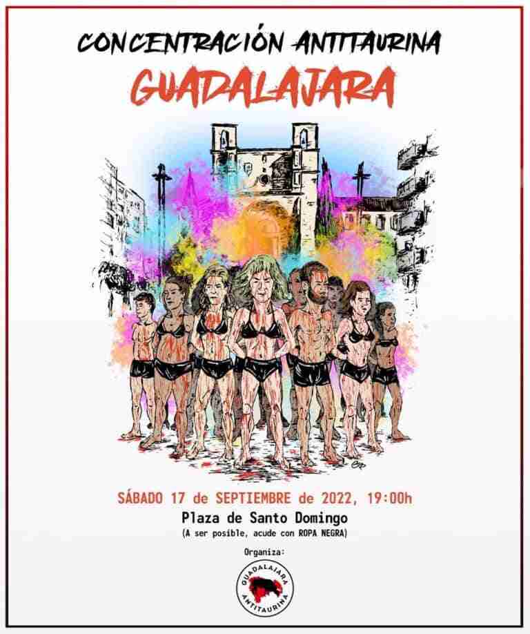 Guadalajara Antitaurina convoca protesta en el coso de la ciudad durante una de las corridas de la Feria