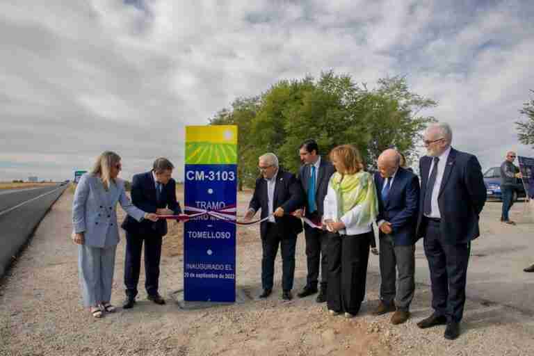 Inaugurado el arreglo de la CM-3103 entre Pedro Muñoz y Tomelloso, que ha contado con una inversión de 2,6 millones
