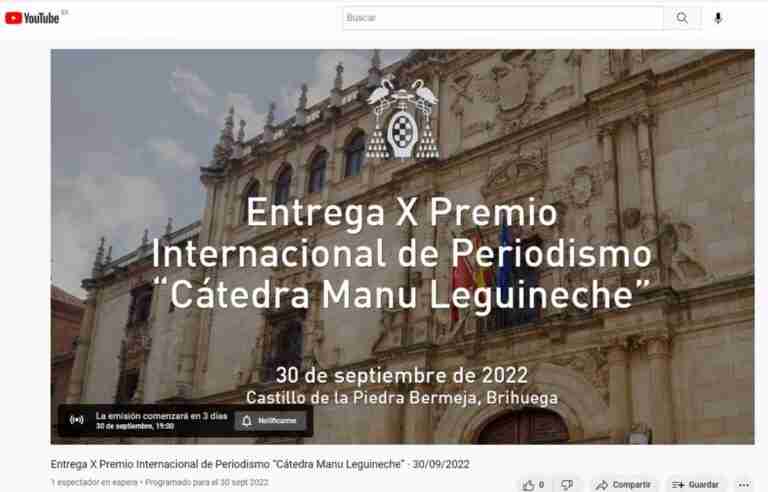 Ramón Lobo recibirá el próximo viernes en Brihuega el X Premio de Periodismo 'Cátedra Manu Leguineche'