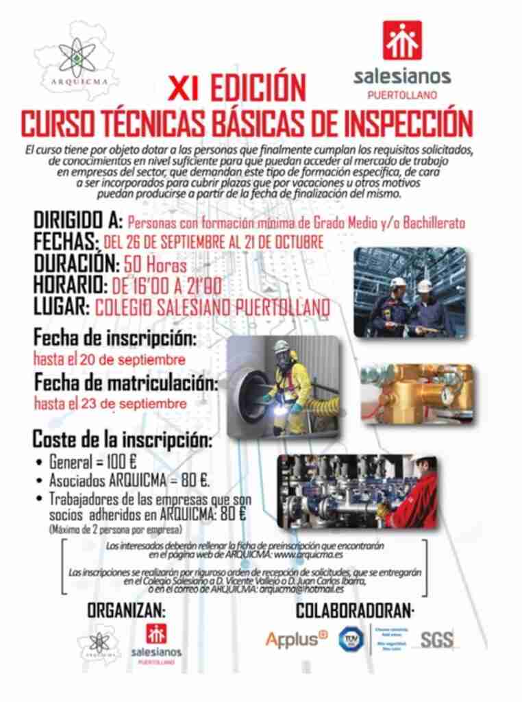 curso arquicma tecnicas basicas inspeccion puertollano