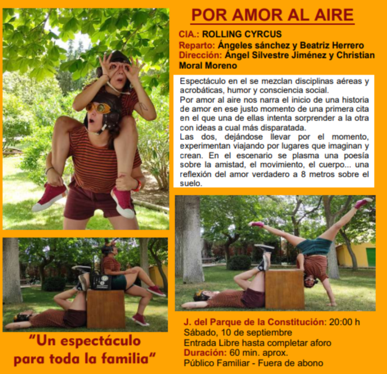 por amor al aire parque constitucion tomelloso