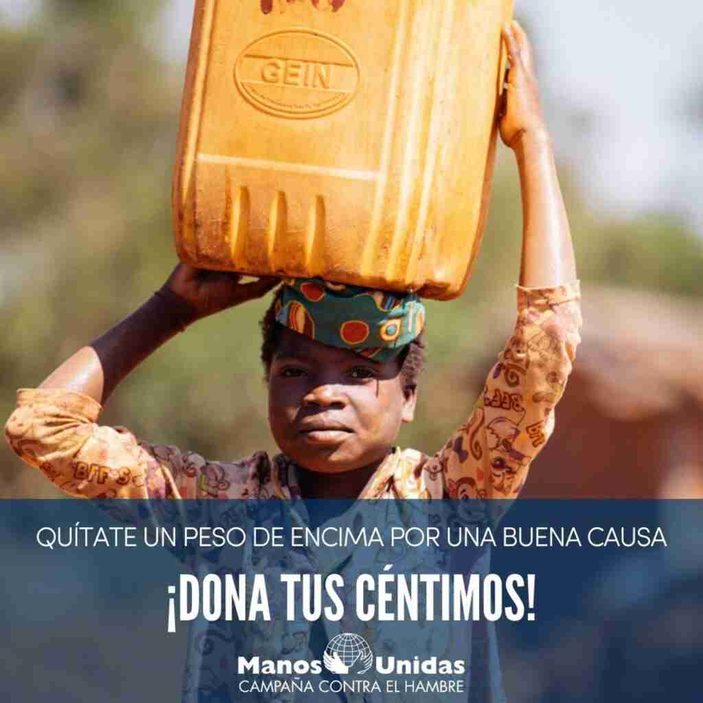 'Quítate un peso de encima!', la campaña solidaria que insta a "librarse" de los céntimos para ayudar a más de 50 países