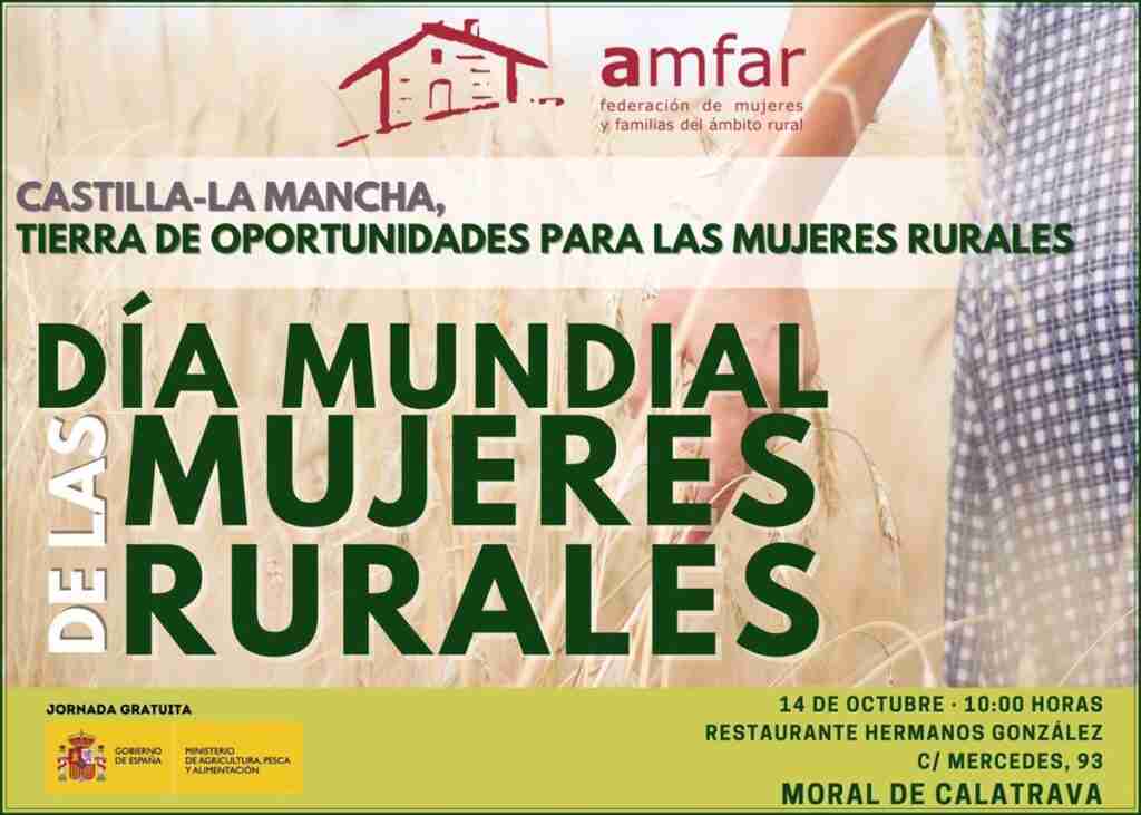 Amfar reunirá este viernes en Moral de Calatrava a más de 300 mujeres con motivo del Día de las Mujeres Rurales