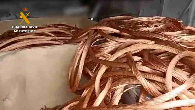 Cae una organización que robó unas 58 toneladas de cobre de depuradoras de toda España, algunas en C-LM