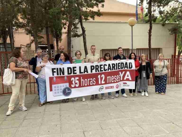 VÍDEO: Sindicatos piden poner fin a los contratos fijos-discontinuos de los ATE, TEILSE y personal de cocina de colegios
