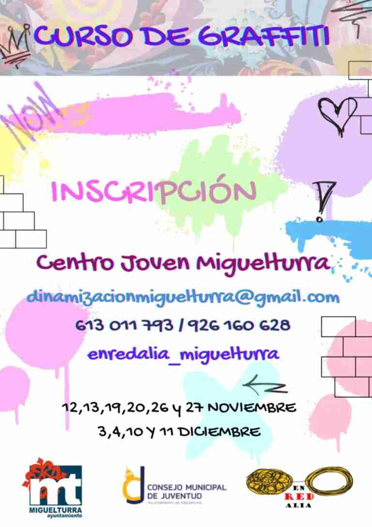 curso grafiti miguelturra